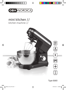 Brugsanvisning OBH Nordica 6680 Mini Køkkenmaskine
