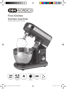 Manual OBH Nordica 6681 First Kitchen Food Processor