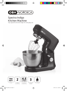 Manual OBH Nordica 6690 Spectra Indigo Food Processor