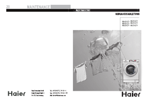 Bedienungsanleitung Haier HW60-1079 Waschmaschine