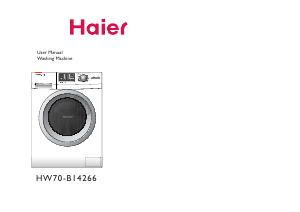 Manual Haier HW70-B14266 Intelius 150 Washing Machine