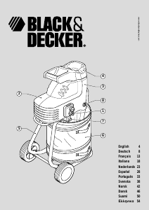 Bruksanvisning Black and Decker GS2200 Kompostkvarn