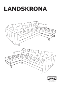 मैनुअल IKEA LANDSKRONA आराम कुर्सी