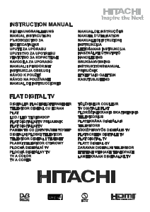 Mode d’emploi Hitachi 43HK5000 Téléviseur LCD