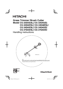 Handleiding Hitachi CG 22EAS(SL) Grastrimmer