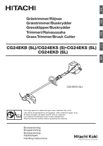 Bruksanvisning Hitachi CG 24EKB Gresstrimmer