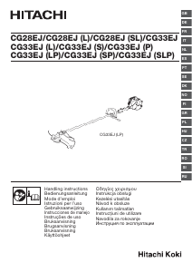 Manual Hitachi CG 28EJ Trimmer de gazon