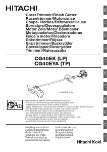 Bruksanvisning Hitachi CG 40EK(LP) Gresstrimmer