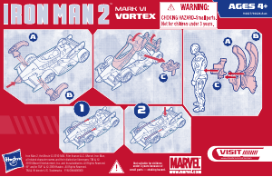 Manual Hasbro Iron Man 2 Mark VI Vortex