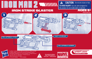 Manual Hasbro Iron Man 2-Iron Strike Blaster