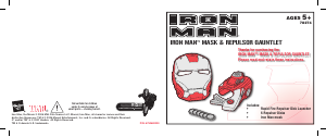 Manual Hasbro Iron Man Mask & Repulsor Gauntlet