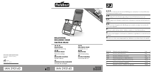 Manual Florabest IAN 292140 Cadeira de jardim