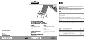 Manual Florabest IAN 295765 Cadeira de jardim