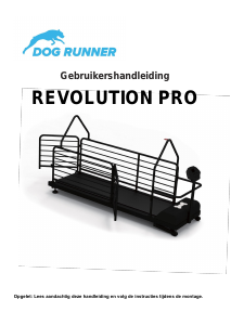 Handleiding Dog Runner Revolution Pro Dierenloopband