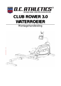 Handleiding DC Athletics Club Rower 3.0 Roeimachine