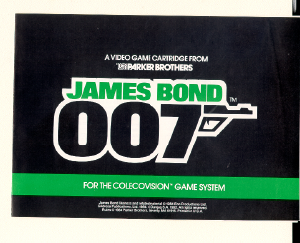 Handleiding Colecovision James Bond 007