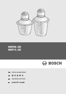 Manual Bosch MMR0801GB Chopper