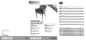 Bedienungsanleitung Livarno IAN 290248 Sessel