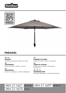 Manual Florabest IAN 311651 Umbrelă de soare