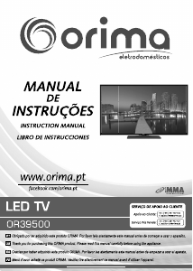 Manual Orima OR39500 LED Television