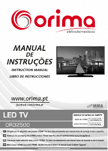 Manual de uso Orima OR32500 Televisor de LED