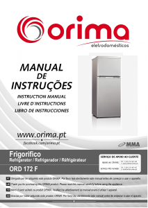 Manual Orima ORD 172 F Fridge-Freezer