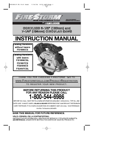 Manual Black and Decker FS1806CSL Circular Saw