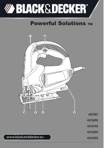 Manuale Black and Decker KS703PE Seghetto alternativo