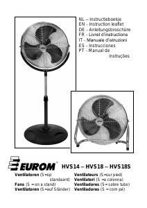 Manual Eurom HVF-18S Ventilador