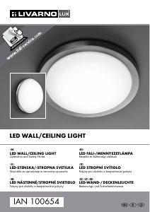 Manual LivarnoLux IAN 100654 Lamp