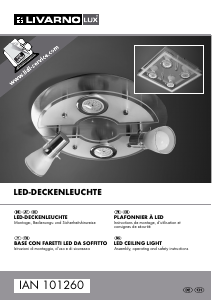 Manuale LivarnoLux IAN 101260 Lampada