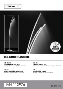 Mode d’emploi LivarnoLux IAN 113976 Lampe