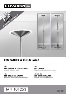 Handleiding LivarnoLux IAN 101253 Lamp