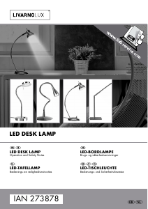 Manual LivarnoLux IAN 273878 Lamp