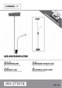 Manuale LivarnoLux IAN 273018 Lampada