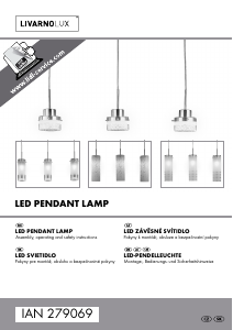 Bedienungsanleitung LivarnoLux IAN 279069 Leuchte