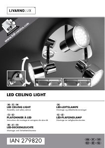Brugsanvisning LivarnoLux IAN 279820 Lampe