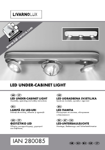 Manual LivarnoLux IAN 280085 Lampă