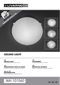 Manual LivarnoLux IAN 101060 Lampă