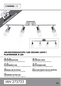 Handleiding LivarnoLux IAN 273725 Lamp