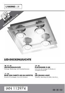 Mode d’emploi LivarnoLux IAN 113974 Lampe