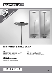 Handleiding LivarnoLux IAN 91148 Lamp