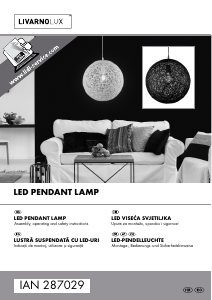 Handleiding LivarnoLux IAN 287029 Lamp