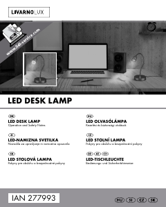 Manual LivarnoLux IAN 277993 Lamp