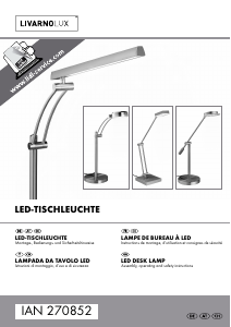 Manuale LivarnoLux IAN 270852 Lampada