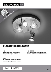 Handleiding LivarnoLux IAN 94074 Lamp