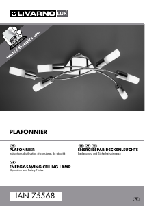Manual LivarnoLux IAN 75568 Lamp