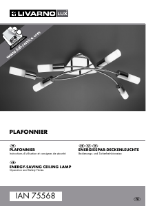 Handleiding LivarnoLux IAN 75568 Lamp