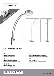 Manual LivarnoLux IAN 271736 Lamp