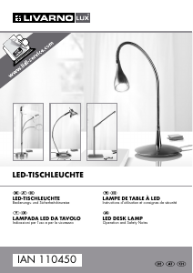 Mode d’emploi LivarnoLux IAN 110450 Lampe